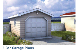 1 car garage plans